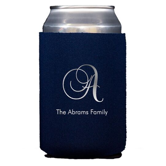 Elegant Initial Collapsible Huggers