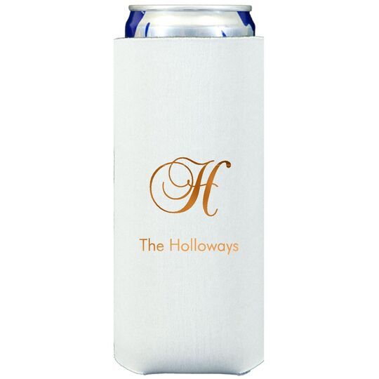 Elegant Initial Collapsible Slim Huggers