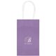Elegant Initial Medium Twisted Handled Bags Image 5 of 5