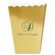 Elegant Initial Mini Popcorn Boxes Image 1 of 5