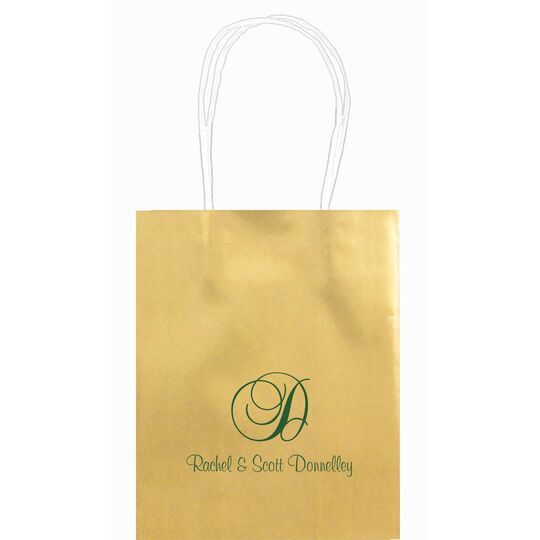 Elegant Initial Mini Twisted Handled Bags