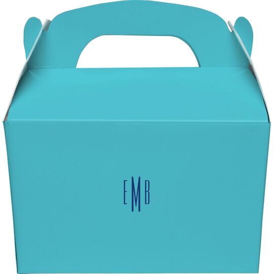 Commonwealth Monogram Gable Favor Boxes