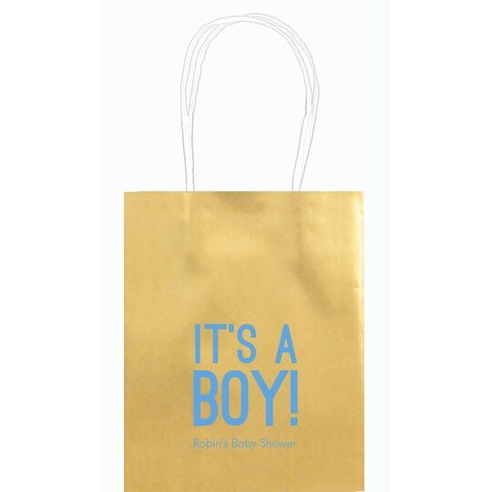 It's A Boy Mini Twisted Handled Bags