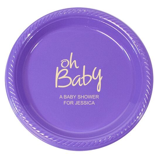 Casual Oh Baby Plastic Plates