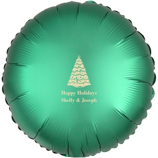 Christmas Tree Mylar Balloons