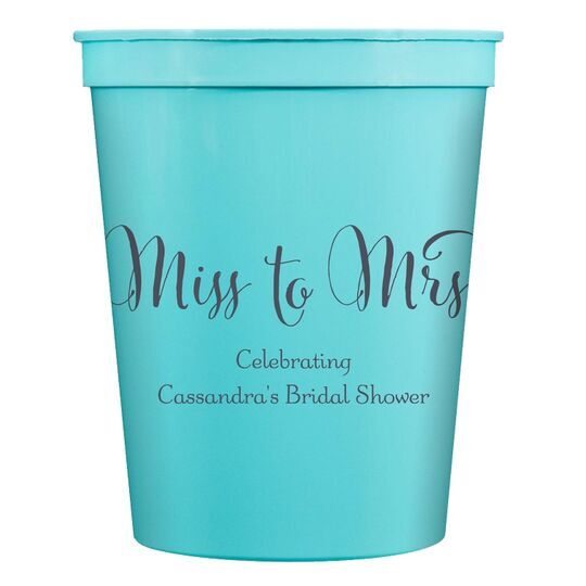 Miss To Mrs Stadium Cups