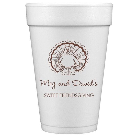 Friendsgiving Styrofoam Cups