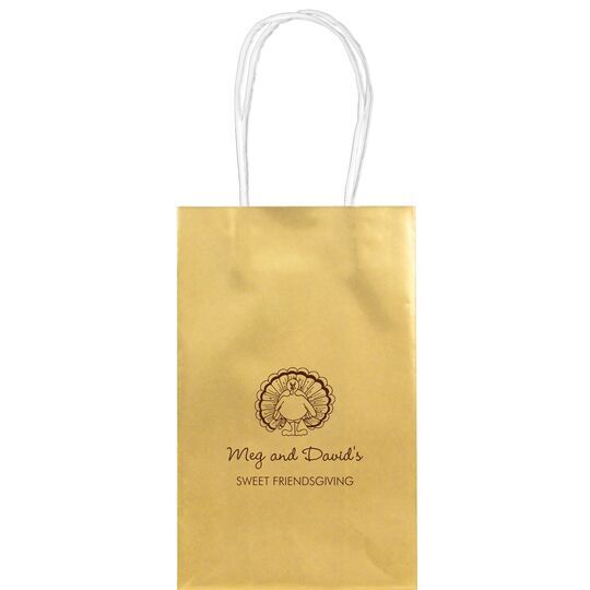 Friendsgiving Medium Twisted Handled Bags