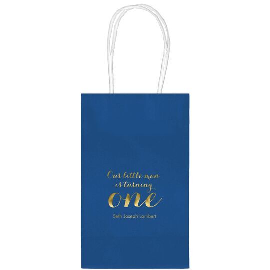 Our Little Man Medium Twisted Handled Bags