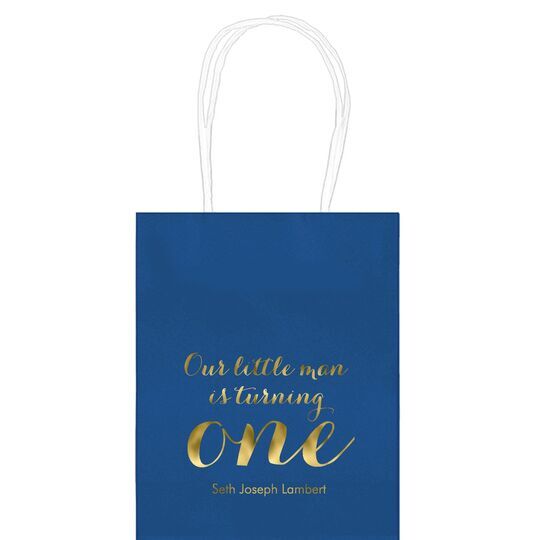 Our Little Man Mini Twisted Handled Bags