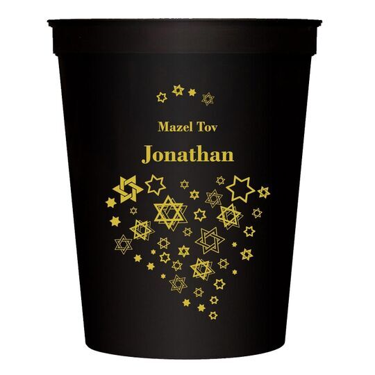 Jewish Star Party Stadium Cups