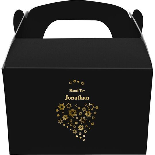 Jewish Star Party Gable Favor Boxes