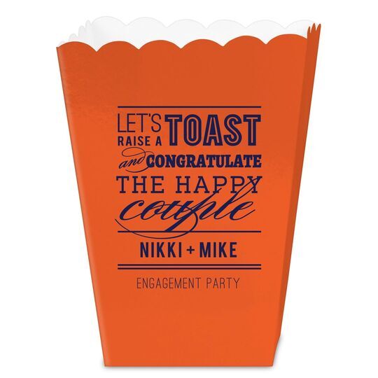 Let's Raise a Toast Mini Popcorn Boxes