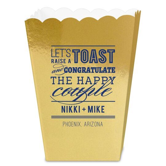 Let's Raise a Toast Mini Popcorn Boxes