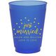 Confetti Dots Just Married Colored Shatterproof Cups Image 2 of 2