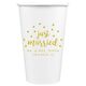 Confetti Dots Just Married Paper Coffee Cups Image 1 of 2