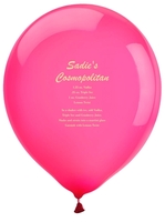 A Lot of Text Latex Balloons