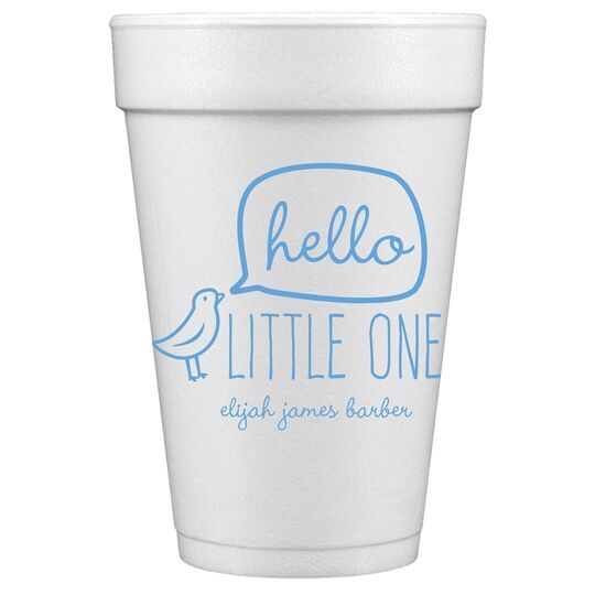 Little Bird Styrofoam Cups