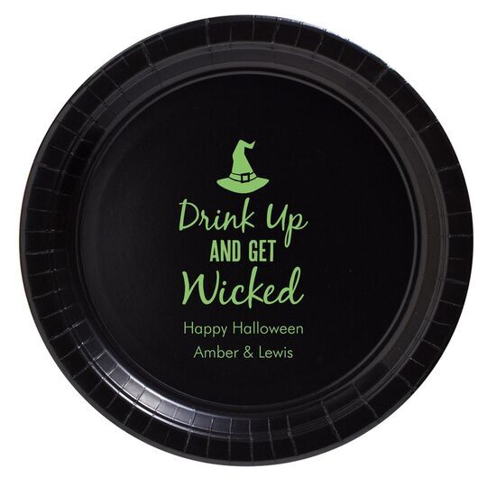 Drink Up and Get Wicked Paper Plates