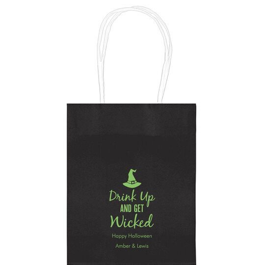 Drink Up and Get Wicked Mini Twisted Handled Bags