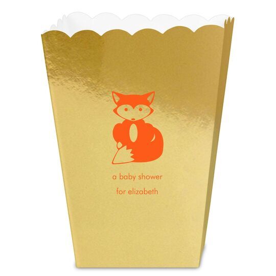 Little Fox Mini Popcorn Boxes