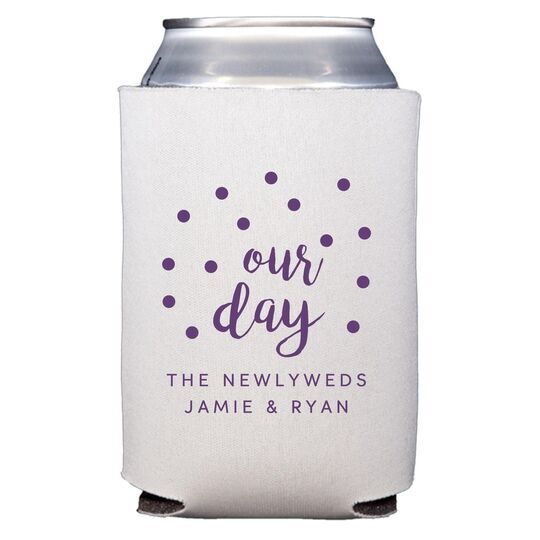 Confetti Dots Our Day Collapsible Huggers