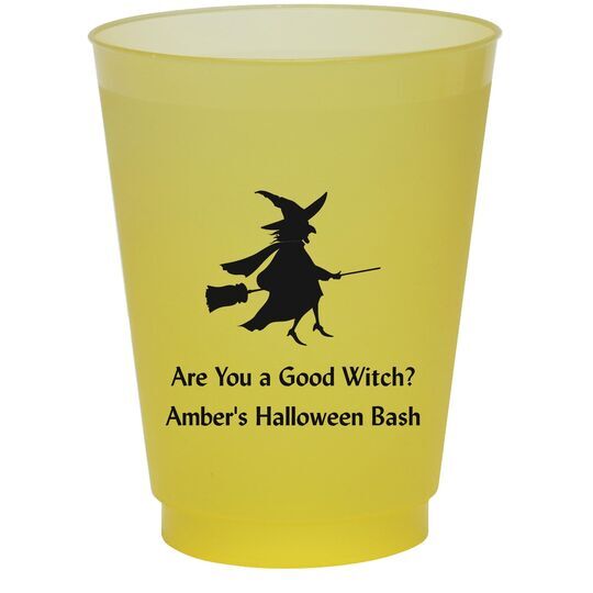 Flying Witch Colored Shatterproof Cups