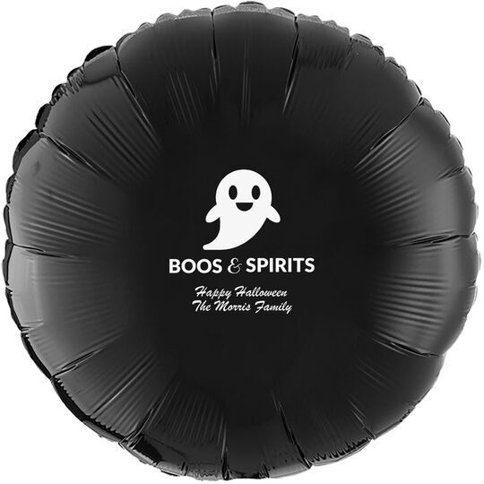 Boos & Spirits Mylar Balloons