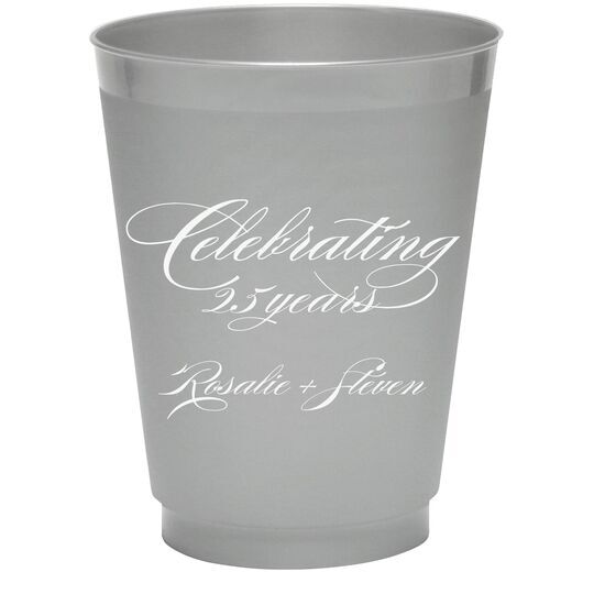 Romantic Celebrating Colored Shatterproof Cups