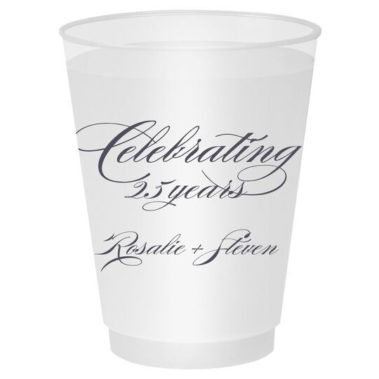 Romantic Celebrating Shatterproof Cups