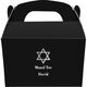 Traditional Star of David Gable Favor Boxes Image 1 of 2