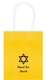 Traditional Star of David Mini Twisted Handled Bags Image 1 of 2
