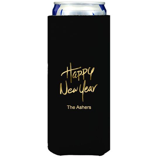 Fun Happy New Year Collapsible Slim Huggers