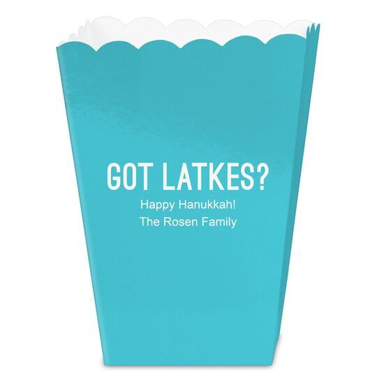 Got Latkes Mini Popcorn Boxes
