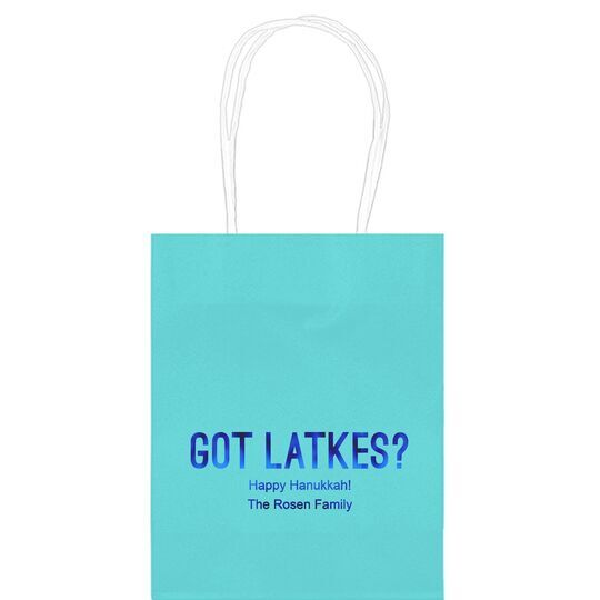 Got Latkes Mini Twisted Handled Bags