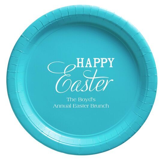 Happy Easter Paper Plates