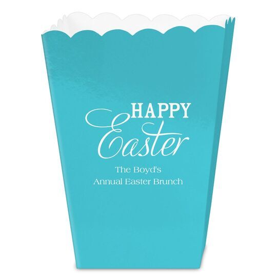 Happy Easter Mini Popcorn Boxes