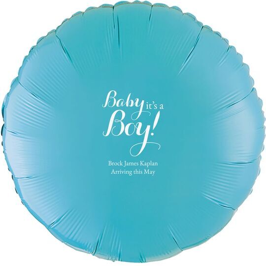 Baby It's A Boy Mylar Balloons