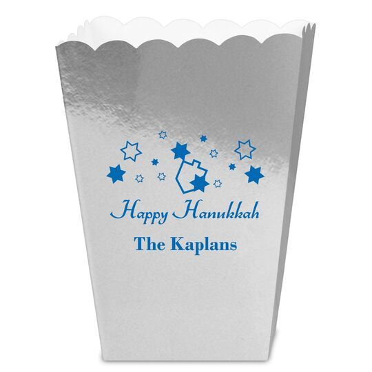 Happy Hanukkah Mini Popcorn Boxes