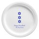 Star of David Row Paper Plates Image 2 of 2