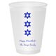 Star of David Row Shatterproof Cups Image 2 of 2