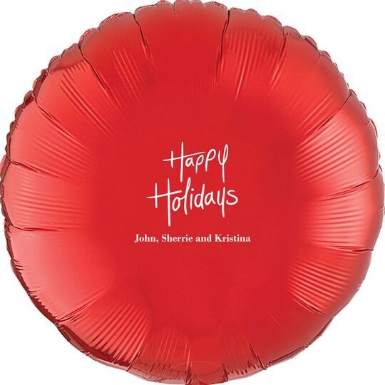 Fun Happy Holidays Mylar Balloons