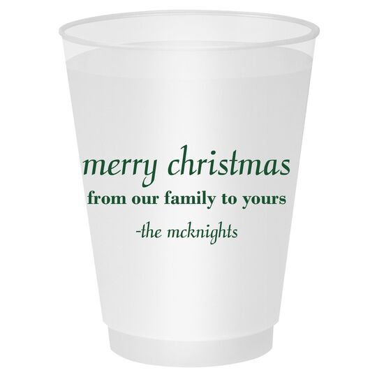 Any Text You Want Shatterproof Cups