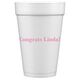 Any Text You Want Styrofoam Cups Image 5 of 7