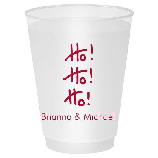 Fun Ho Ho Ho Shatterproof Cups
