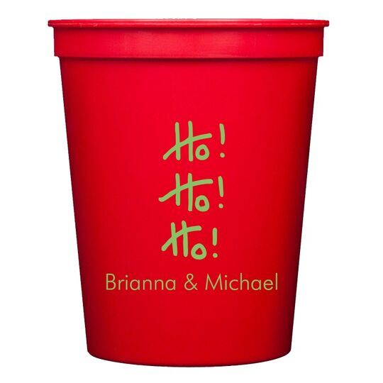 Fun Ho Ho Ho Stadium Cups