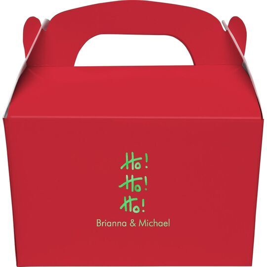 Fun Ho Ho Ho Gable Favor Boxes