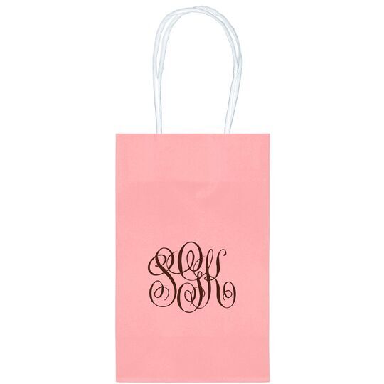 Interlocking Script Monogram Medium Twisted Handled Bags