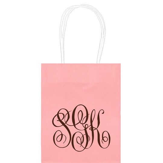 Interlocking Script Monogram Mini Twisted Handled Bags