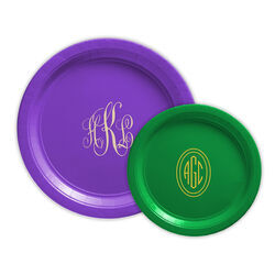 Design Your Own Monogram Paper Plates